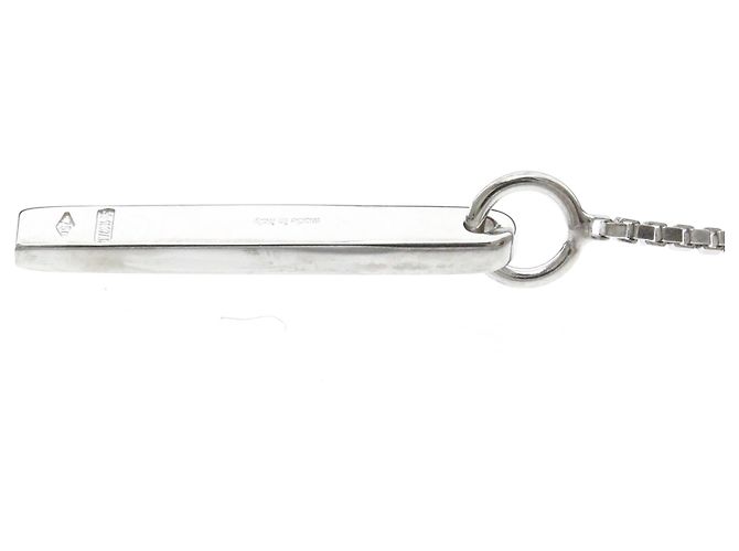 Collana lariat GUCCI in oro bianco 18K Argento - vista 3