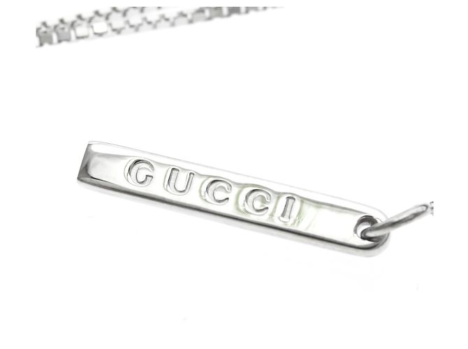 Collana lariat GUCCI in oro bianco 18K Argento - vista 8