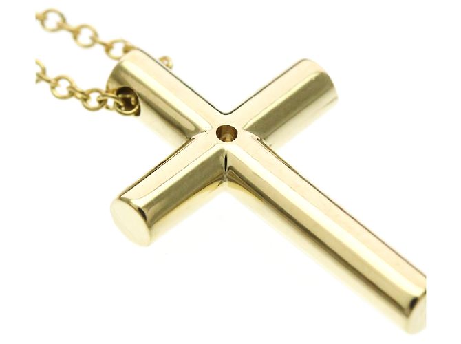 Tiffany & Co Collana Croce in Oro 18K Tiffany con Diamante D'oro - vista 8