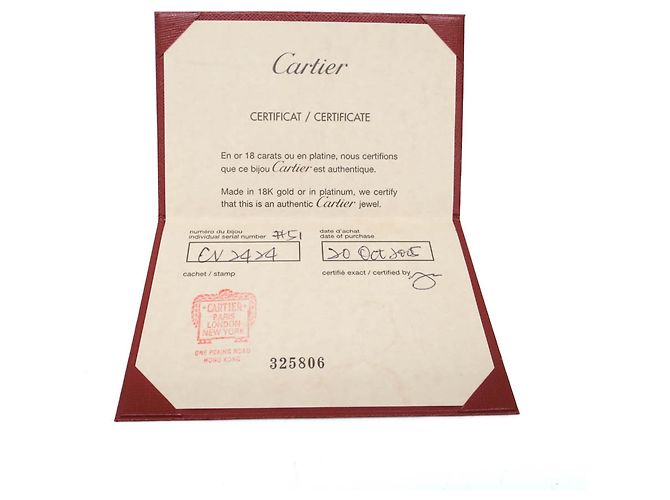 Anello Lanières Cartier in oro bianco 18K Argento - vista 10