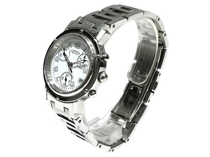 Reloj Hermès Clipper Chronograph Date L1.310 Quartz para Mujer - vista 2