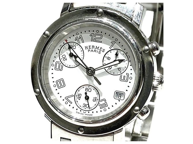 Reloj Hermès Clipper Chronograph Date L1.310 Quartz para Mujer - vista 4