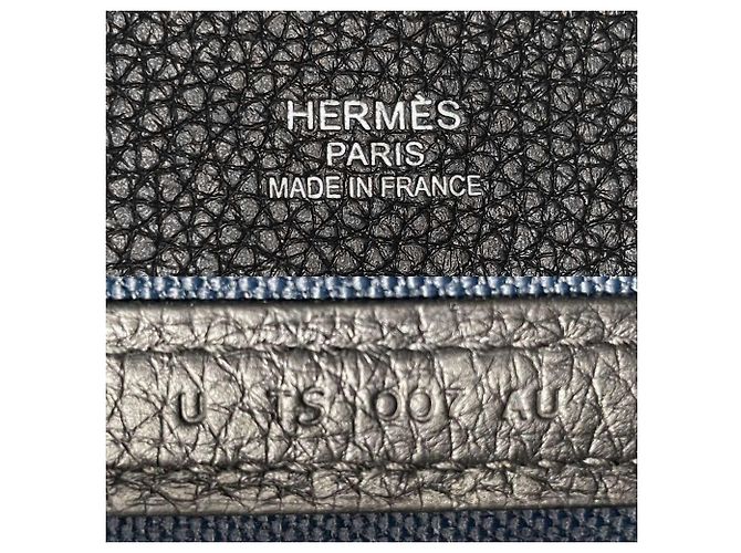 Hermès Borsa Tote Hermes Pure Sangle Blu navy - vista 10