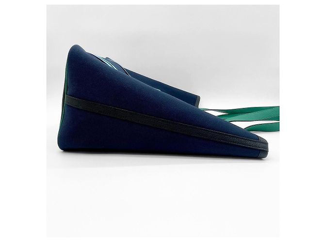 Hermès Borsa Tote Hermes Pure Sangle Blu navy - vista 6