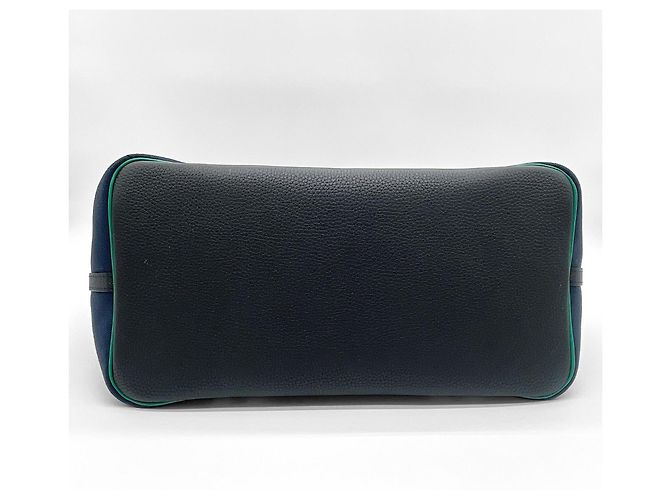 Hermès Borsa Tote Hermes Pure Sangle Blu navy - vista 7
