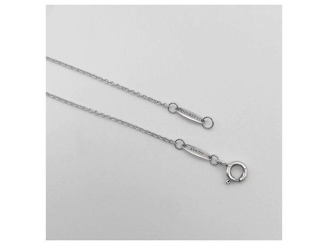 Bracciale con charm Tiffany & Co. in zaffiro rosa Argento - vista 7