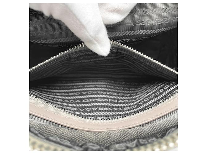 Borsa a tracolla Prada Vitello Daino Beige - vista 7