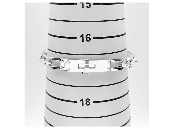 Hermès Pulsera Chaine Kelly Hermes Plata - vista 9