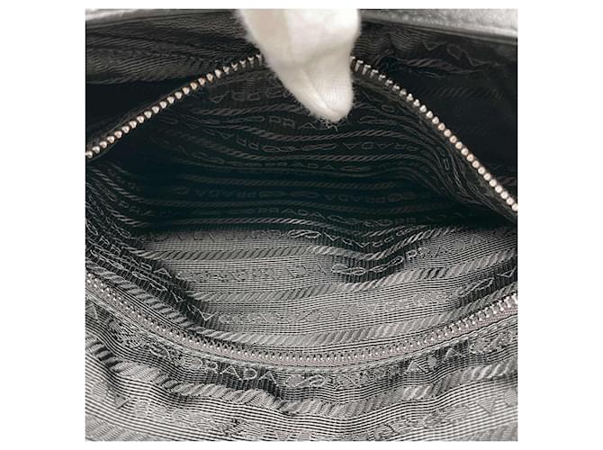 Jacquard Borsa a Spalla Prada Signo Nero - vista 6
