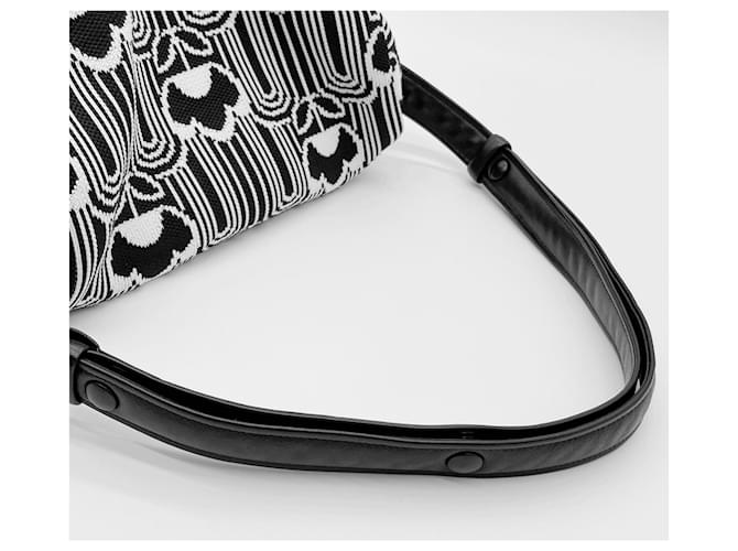 Jacquard Borsa a Spalla Prada Signo Nero - vista 8