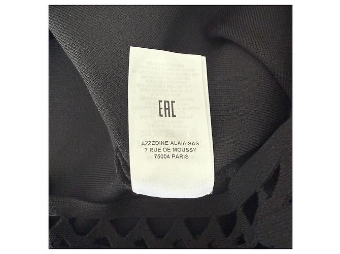 Alaïa Body de malla Vienna - Negro - vista 10