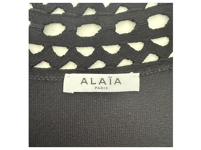 Alaïa Body de malla Vienna - Negro - vista 5