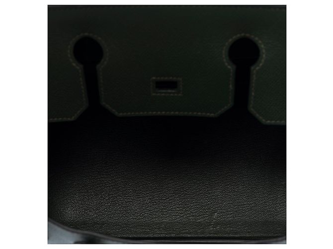 Hermès Borsa HERMES Birkin 30 in Pelle Verde - 103577 - vista 9