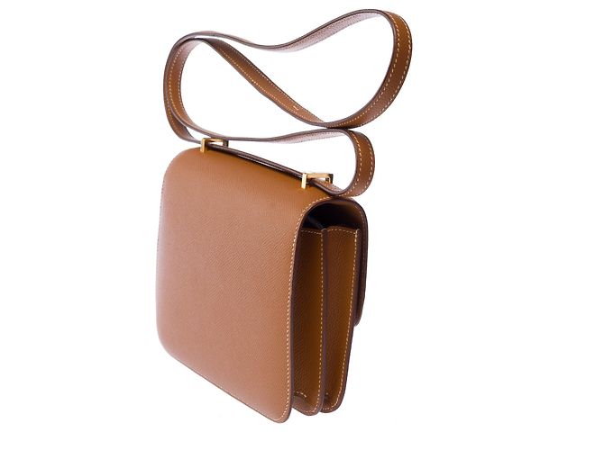 Hermès Borsa HERMES Constance in Pelle Oro - 103549 D'oro - vista 6