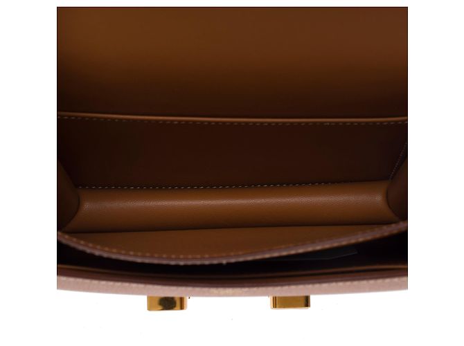 Hermès Borsa HERMES Constance in Pelle Oro - 103549 D'oro - vista 9