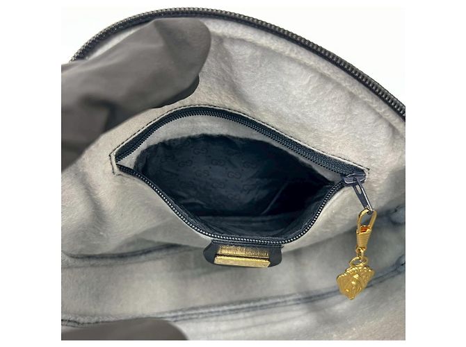Gucci Vintage Micro GG Logo Leder Mini Schultertasche/Pouch - Ansicht 10