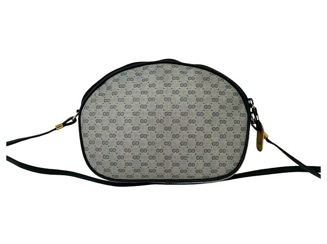 Gucci Vintage Micro GG Logo Leder Mini Schultertasche/Pouch - Ansicht 3