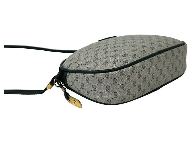 Gucci Vintage Micro GG Logo Leder Mini Schultertasche/Pouch - Ansicht 7