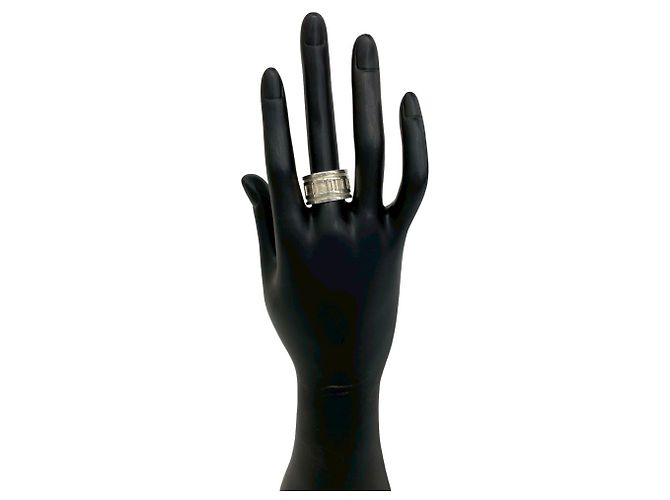 Tiffany & Co Tiffany Wide Atlas Band Ring Silber - Ansicht 2