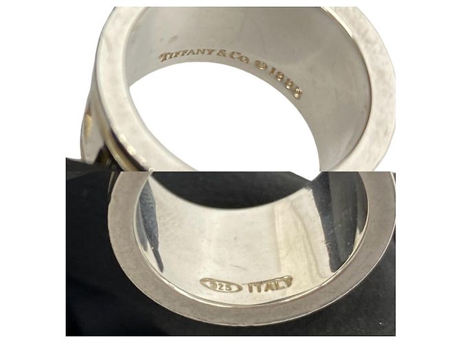 Tiffany & Co Tiffany Wide Atlas Band Ring Silber - Ansicht 3