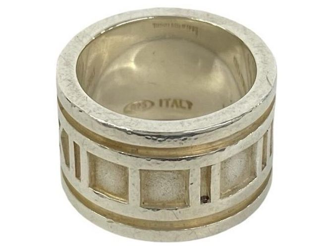 Tiffany & Co Tiffany Wide Atlas Band Ring Silber - Ansicht 4