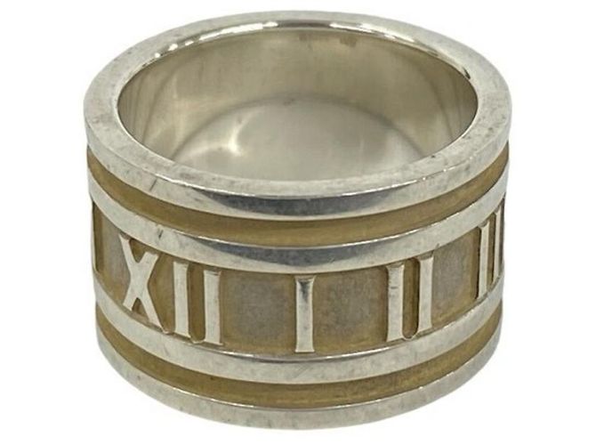 Tiffany & Co Anello Atlas largo in argento sterling Tiffany - vista 4