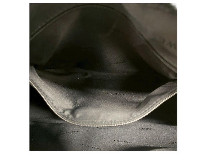 Loewe Anagram Logo Nappa Leder Mini Tote Bag Schwarz - Ansicht 10