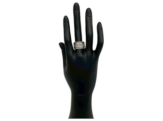 Tiffany & Co Anello Atlas largo di Tiffany in argento sterling 925 - vista 2