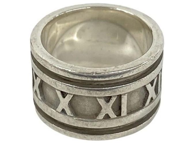 Tiffany & Co Anello Atlas largo di Tiffany in argento sterling 925 - vista 5