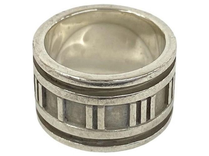 Tiffany & Co Anello Atlas largo di Tiffany in argento sterling 925 - vista 6
