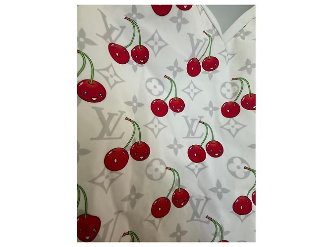 Louis Vuitton Takashi Murakami Cherry Monogram Badeanzug Weiß Rot Monogramm - Ansicht 2