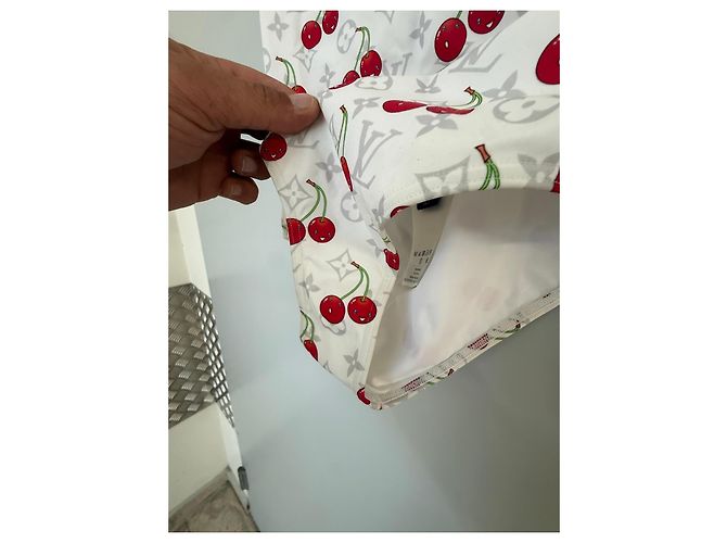 Louis Vuitton Takashi Murakami Cherry Monogram Badeanzug Weiß Rot Monogramm - Ansicht 8