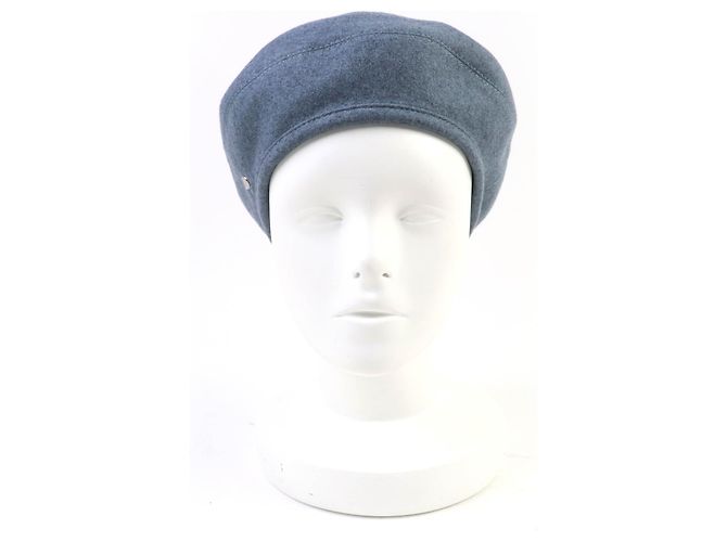 Basco in cashmere Hermès Saint Honor Serie Grigio Blu chiaro - vista 2