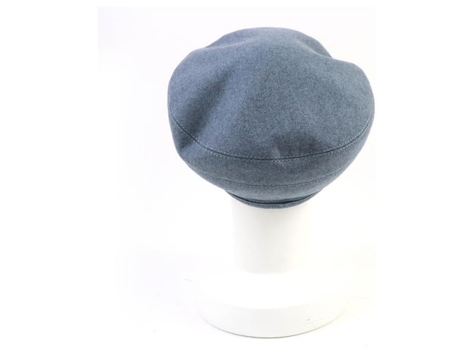 Basco in cashmere Hermès Saint Honor Serie Grigio Blu chiaro - vista 4