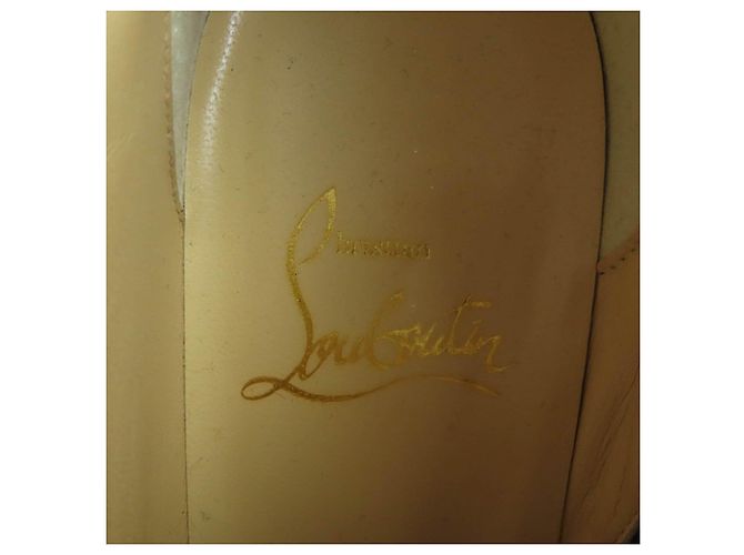 Botines de cuero Christian Louboutin Púrpura - vista 8