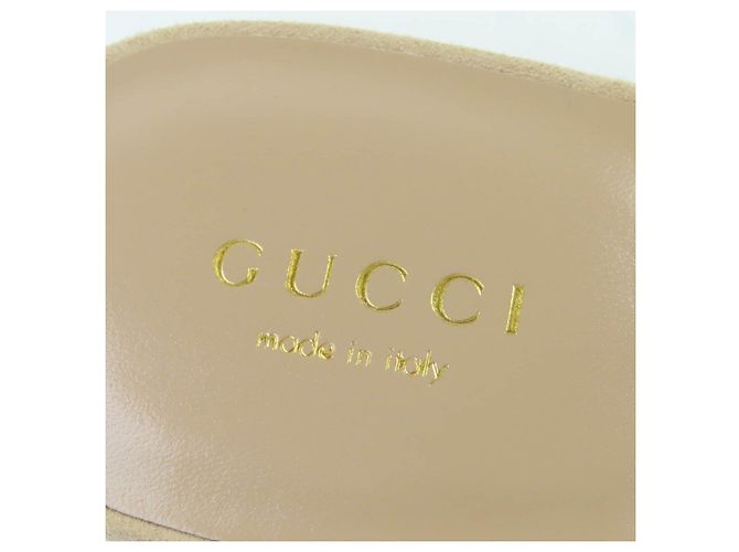 Sandali Gucci in scamoscia Verde - vista 10