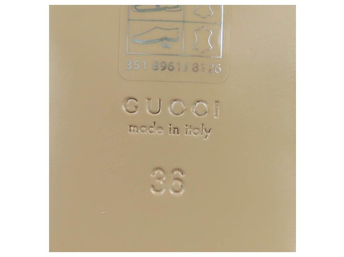 Sandali Gucci in scamoscia Verde - vista 11
