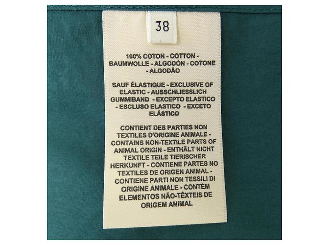 Vestido de Botones Hermès Clicquetis Verde - vista 3