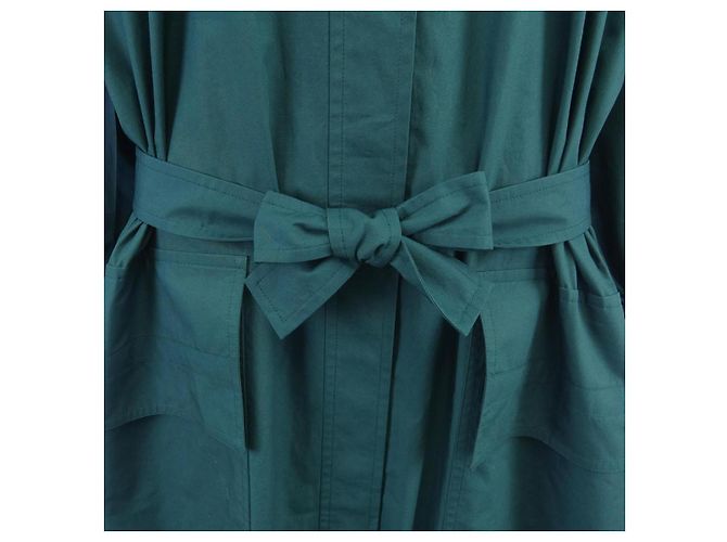 Vestido de Botones Hermès Clicquetis Verde - vista 7