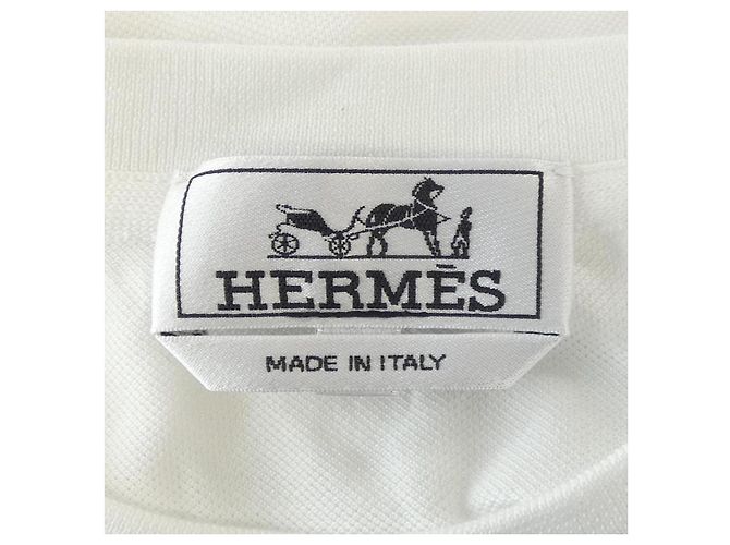 Camiseta de algodón blanca Hermès Talla S Blanco - vista 4