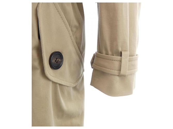Abrigo Trench Miu Miu MS1581 Beige - vista 6