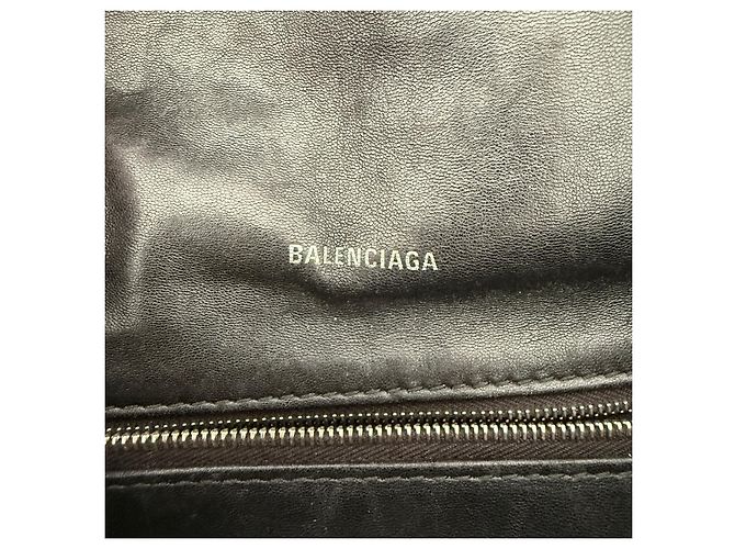 Balenciaga Touch B Borsa a mano in pelle trapuntata nera Nero - vista 2
