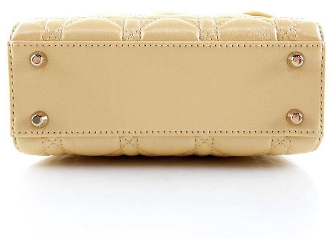 Dior Borsa Tote Cannage Lady Crossbody Arancione - vista 4