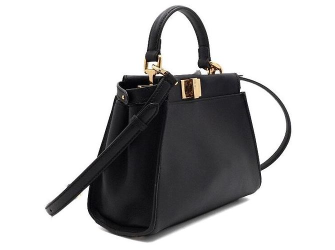 Fendi Mini Tote Bag Peekaboo e Borsa a Tracolla Crossbody - vista 3