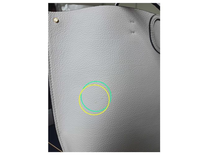 Valentino Borsa Shopper Logo Fillme Small Bianca Argento - vista 2