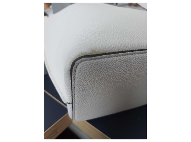 Valentino Borsa Shopper Logo Fillme Small Bianca Argento - vista 4