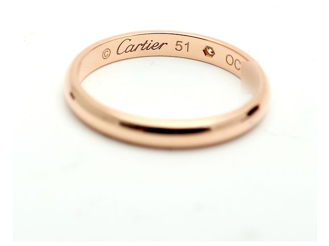 Cartier Fede in diamanti Taglia KS Oro rosa Arancione - vista 8