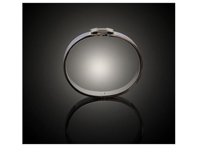 Hermès Click Acier PM Blue Silver Azul - vista 2