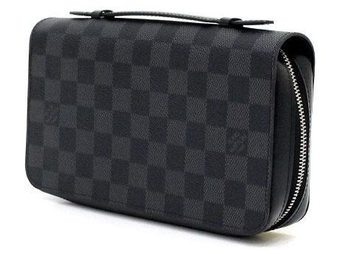 Louis Vuitton Damier Graphite Zippy XL Wallet Pouch Braun - Ansicht 2