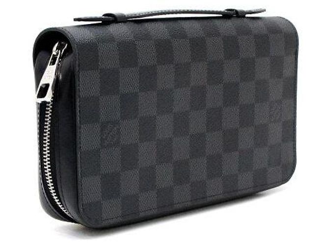Louis Vuitton Damier Graphite Zippy XL Wallet Pouch Braun - Ansicht 3